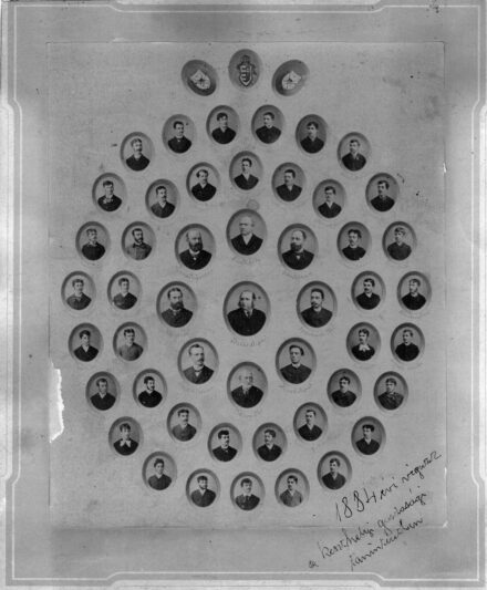 1884-ben végzett keszthelyi hallgatók