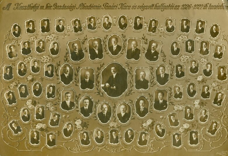 1927-ben végzett keszthelyi hallgatók