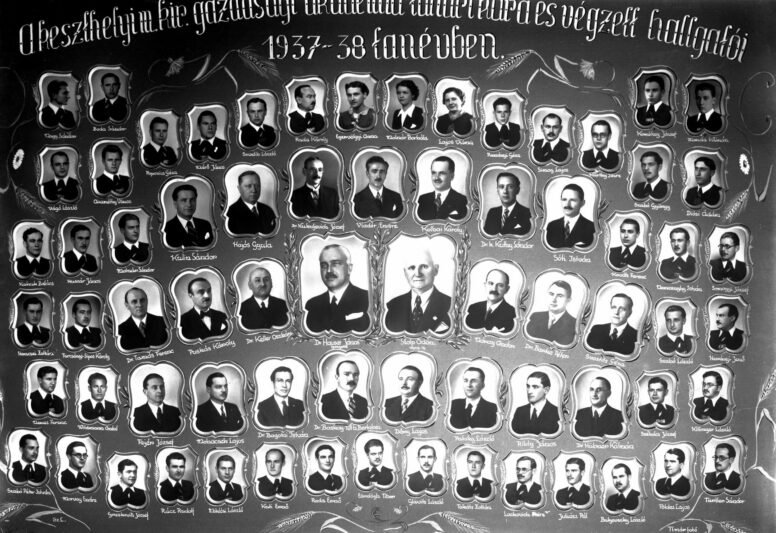 1938-ban végzett keszthelyi hallgatók