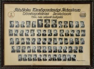 1964-ben végzett Keszthelyi Növényvédelmi Technikum hallgatói