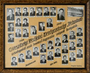 1968-ban végzett Keszthelyi Növényvédelmi Technikum növényvédő levelező hallgatói