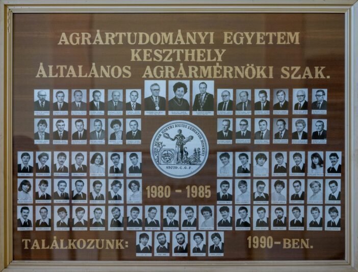 1985-ben végzett keszthelyi agrármérnökök